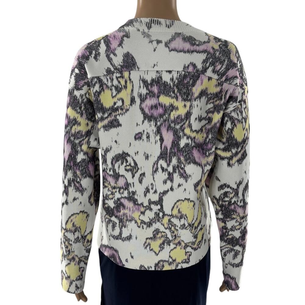 3.1 Phillip Lim White Abstract Daisy Pullover Sweater - Picture 9 of 12
